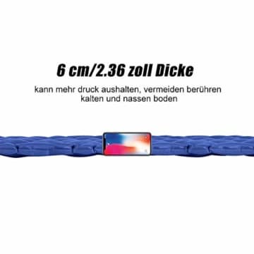 EZILIF Isomatte Selbstaufblasend Kompressionsdesign Camping Schlafmatte Outdoor Aufblasbar Isomatten Ultraleicht Luftmatratzen für Camping, Reise, Wandern, Schwimmbad - 5