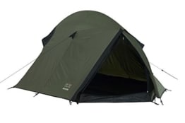 Grand Canyon Cardova 1 - leichtes Zelt, 1 - 2 Personen, für Trekking, Camping, Outdoor, Festival mit kleinem Packmaß, einfacher Aufbau, Wasserdicht, olive/schwarz, 302009 - 1