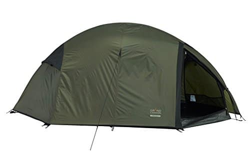 Grand Canyon Cardova 1 - leichtes Zelt, 1 - 2 Personen, für Trekking, Camping, Outdoor, Festival mit kleinem Packmaß, einfacher Aufbau, Wasserdicht, olive/schwarz, 302009 - 6