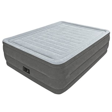 Intex 64418 Luftbett Comfort Plush High Rise Airbed Kit Queen, 230 V inklusive eingebauter Luftpumpe, 152 x 203 x 56 cm - 2