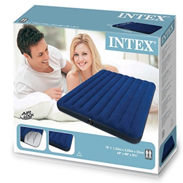 Intex Classic Downy Luftbett - Queen - 152 x 203 x 22 cm - Blau - 4