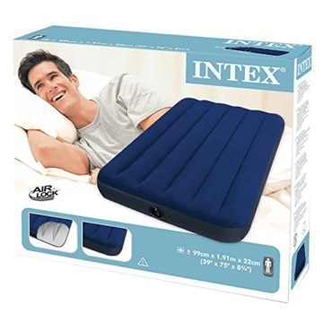 Intex Classic Downy Luftbett - Twin - 99 x 191 x 22 cm - Blau - 4
