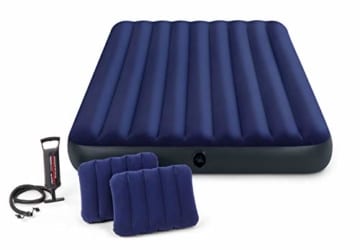 Intex Classic Downy Set Luftbett - Queen - 152 x 203 x 22 cm - 4-teilig - Blau - 6