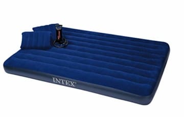 Intex Classic Downy Set Luftbett - Queen - 152 x 203 x 22 cm - 4-teilig - Blau - 7