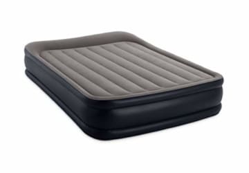 Intex Deluxe Pillow Rest Raised Luftbett - Queen - 152 x 203 x 42 cm - Mit eingebaute elektrische Pumpe - 7