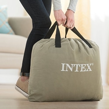 Intex Pillow Rest Raised Luftbett - Queen - 152 x 203 x 42 cm - Mit eingebaute elektrische Pumpe - 4