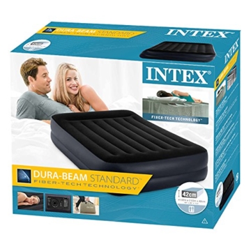 Intex Pillow Rest Raised Luftbett - Queen - 152 x 203 x 42 cm - Mit eingebaute elektrische Pumpe - 5